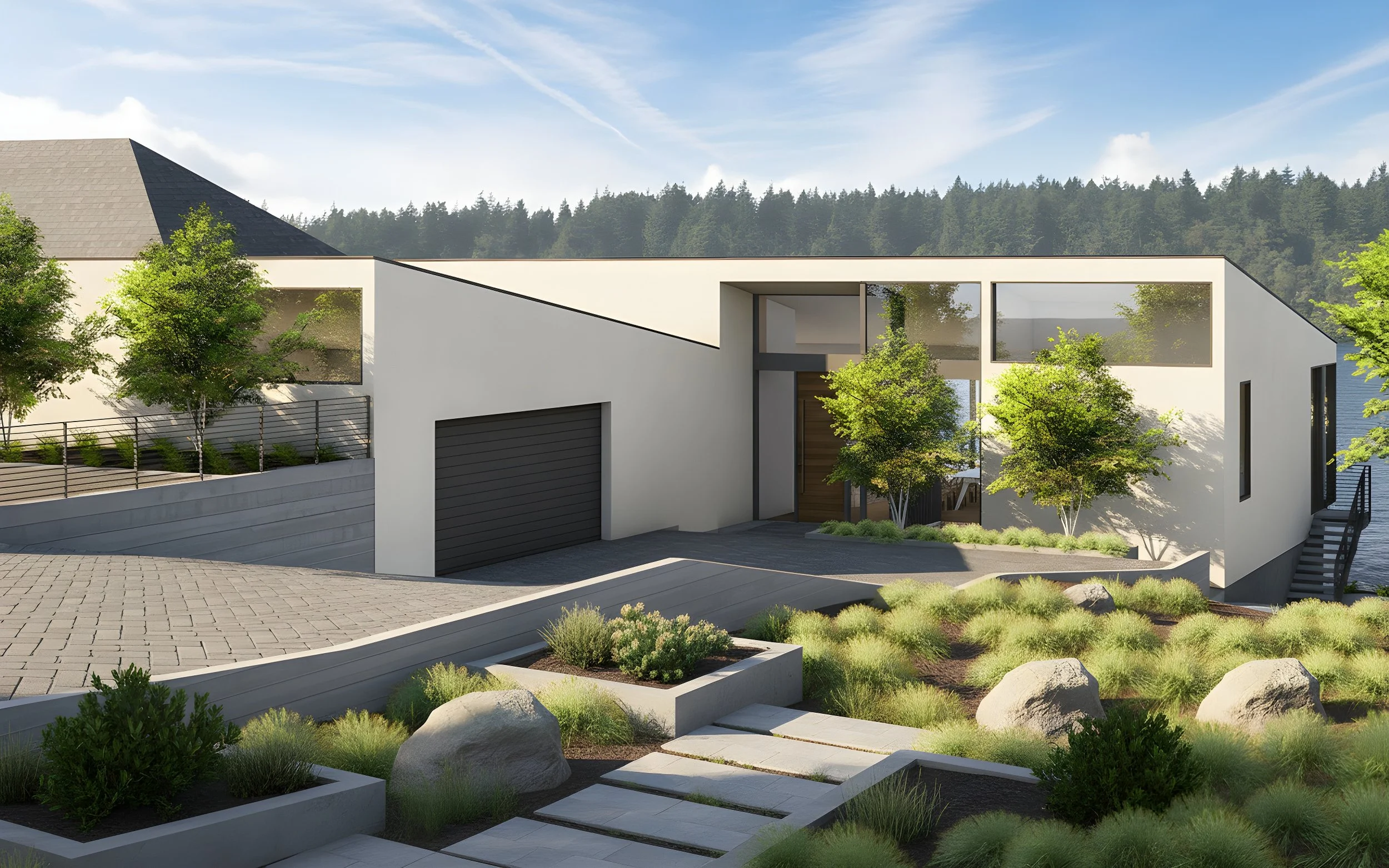 Concept Rendering: SE Corner Perspective