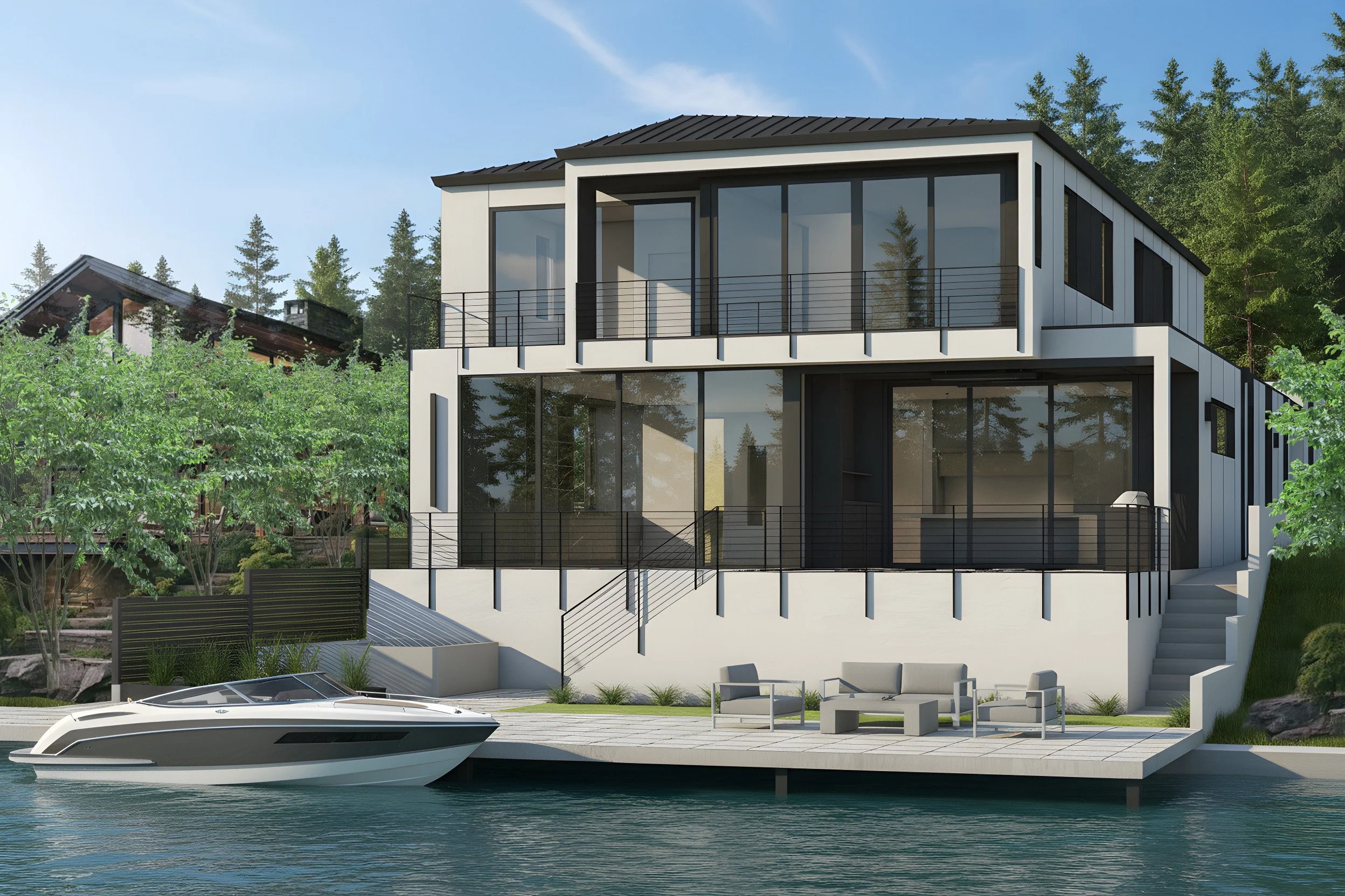 Concept Rendering: SE Corner Perspective