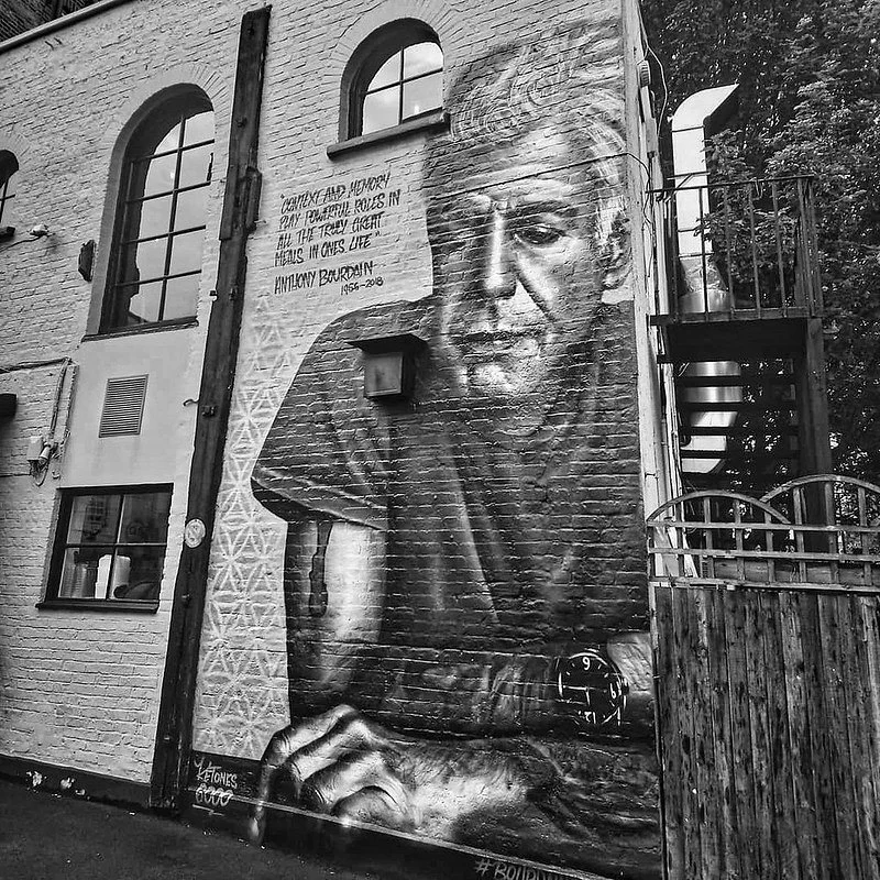 &ldquo;Even when you have been travelling nearly non-stop for fifteen years, like me, there are places that snap you out of your comfortable worldview, take your assumptions and your prejudices and turn them upside down. They lead you to believe that, maybe, there is hope in the world.&rdquo; Anthony Bourdain, Parts Unknown, 1956-2018 

Today we are celebrating the legacy of Anthony Bourdain. He was the master of storytelling in food and travel. Read more in our article about how we can learn from Bourdain&rsquo;s brilliance. Link in bio.

Photo Credit: "Tribute to Anthony Bourdain" by Drew de F Fawkes is licensed under CC BY 2.0 (https://flic.kr/p/2kf8JrG) 

#anthonybourdain #anthonybourdainday #anthonybourdainpartsunknown #foodtourism #storytelling #worldtraveler #traveldeeper #meaningfultravel #food #travelfood #travelforlife #travelforculture