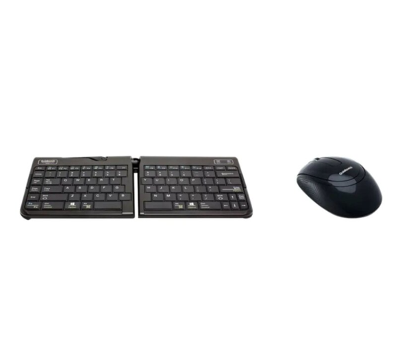 Goldtouch Go! 2 Wireless Mobile Keyboard, Bluetooth Comfort Mouse Bundle