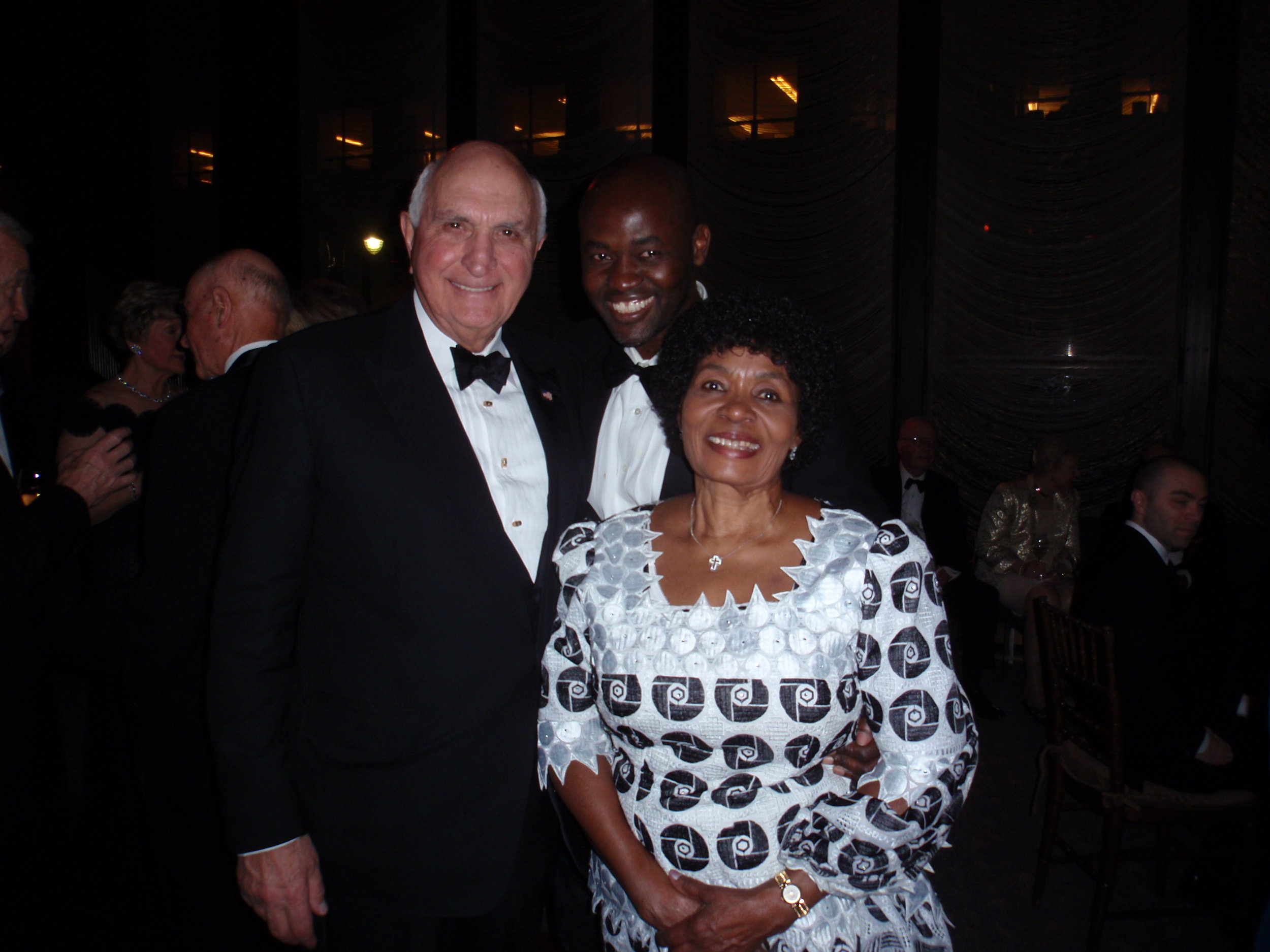   At the wedding reception, I introduced my mom to    Ken Langone, the down-to-earth billionaire who co-founded Home Depot   .    