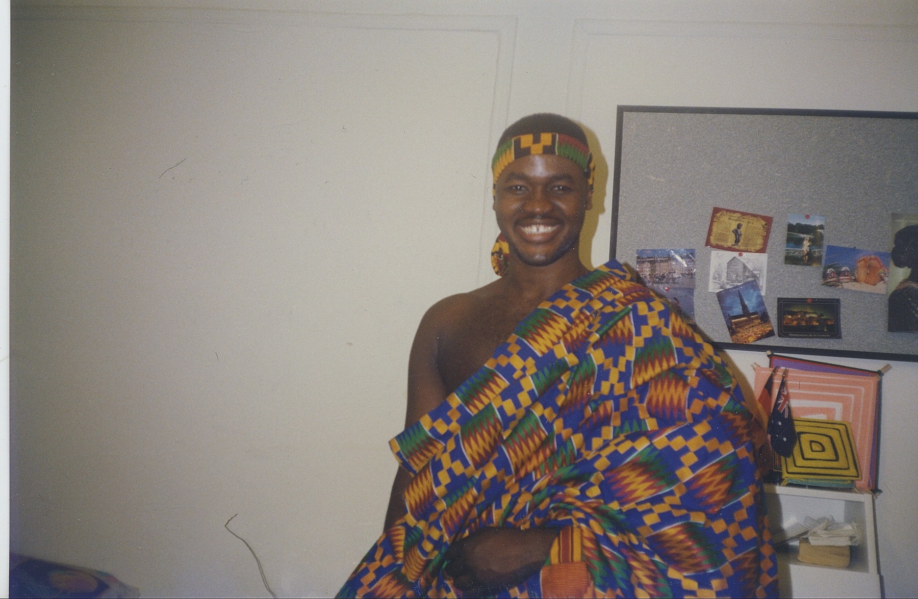   During the 1980s, I wore outfits made of kente cloth either for fun or for special occasions. I didn't make it a habit considering the constant Africa-related jokes I had to tolerate while growing up in West Harlem.  