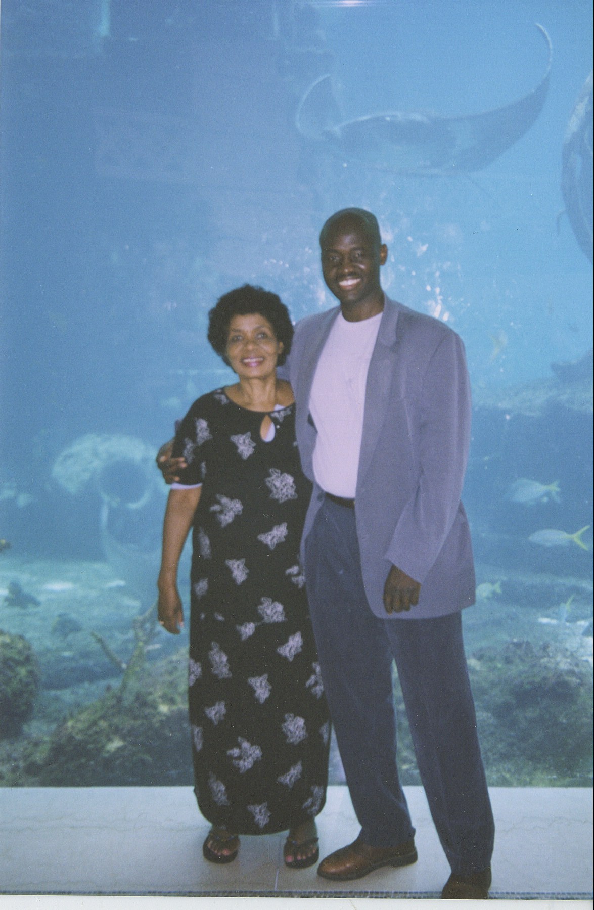   My mom and I maintained our tradition of occasionally vacationing together to make up for living in different cities. While residing in Washington, DC, I took her to the Atlantis Resort in the Bahamas, where we checked out its well-known aquarium. 