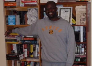 I'm wearing a Sonics sweatshirt that Starbucks honcho Howard Schultz kindly gave me in 2002 before I left the Seattle Times for the Washington Post.