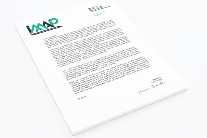 Round out your brand with professional letterhead.