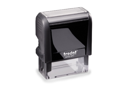 Customized rubber stamps from 4-8 lines of text. Select from red, black or blue ink. 