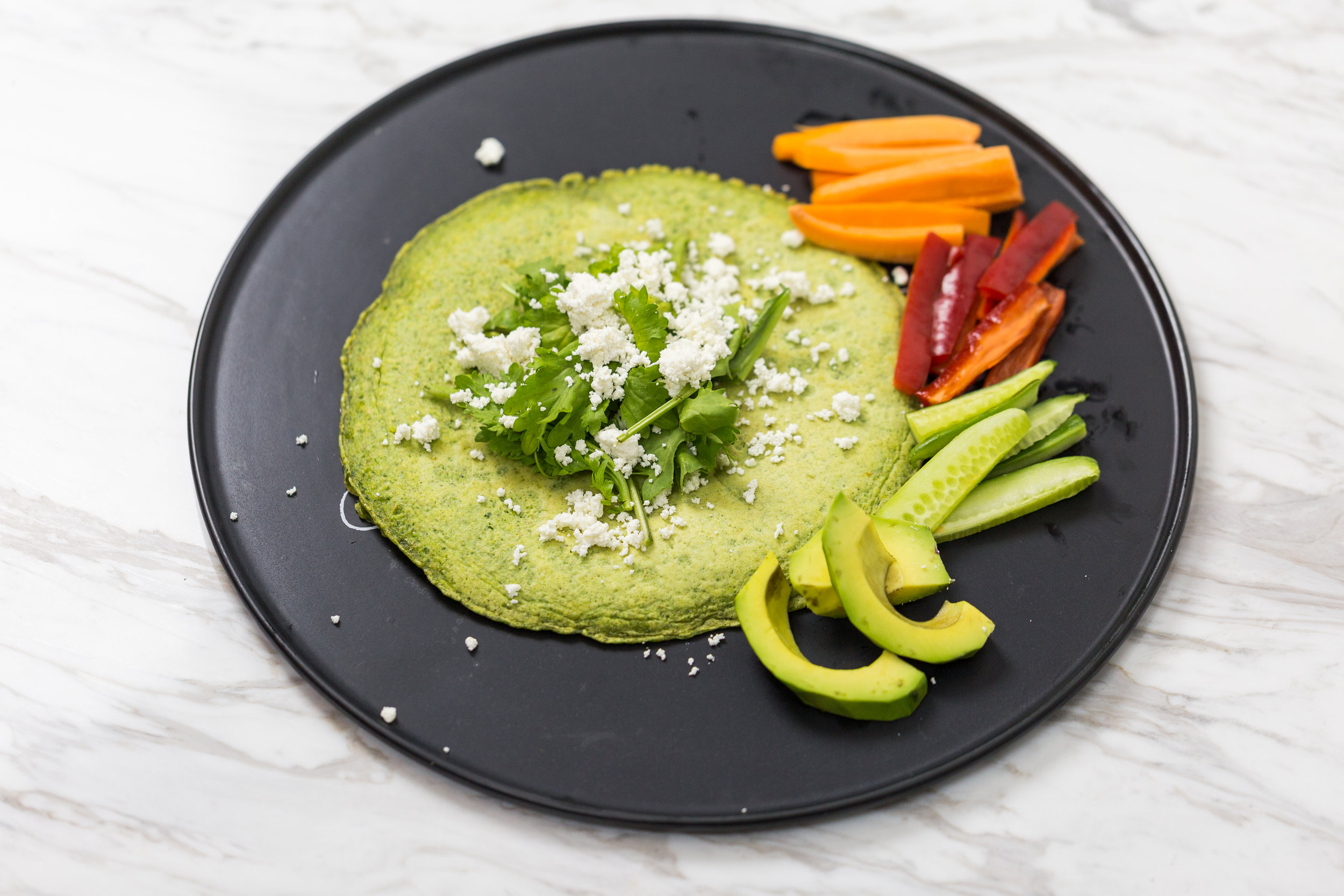 Ispanaklı/Otlu ve Yulaflı Yeşil Omlet aka. Shrek Omleti!