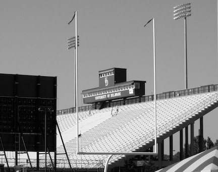 The Bob Kelley Pressbox at the University of Delaware