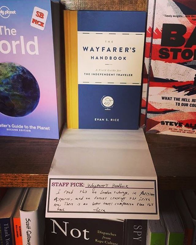 Big shoutout to Snowbound Books in Marquette, Michigan!!! Really appreciate the support. Ezra, you have excellent taste!
- - - -
#thewayfarershandbook #snowboundbooks #upperpeninsula #indiebookstore