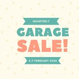 Quarterly Garage Sale