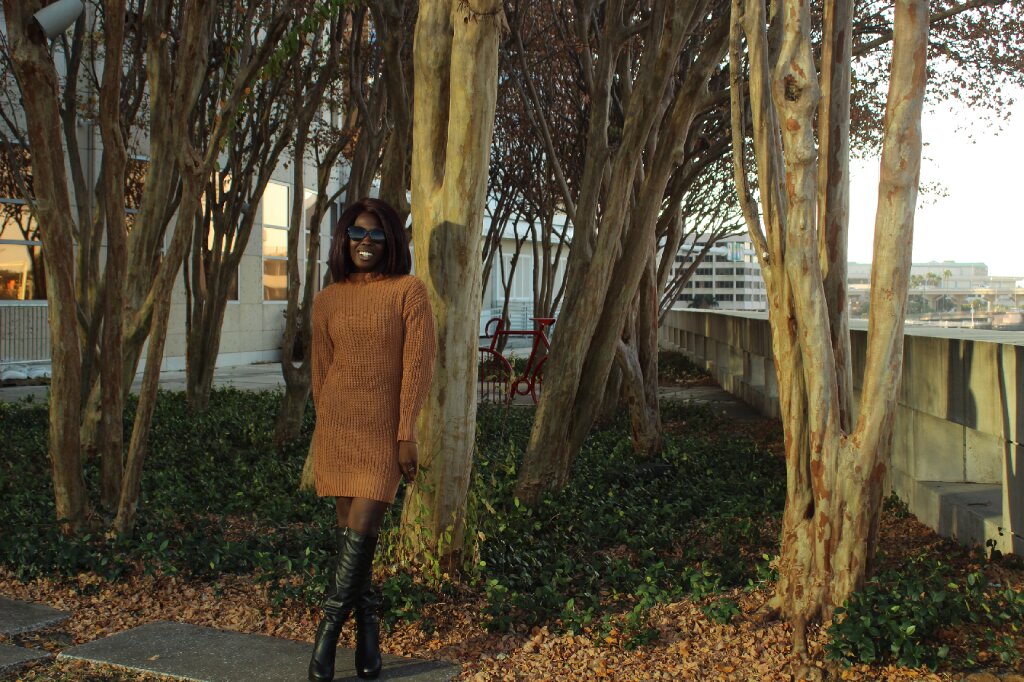 Dress: Clothlink on Amazon | Boots: AMIClubwear