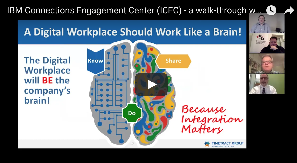 C3UG Video: IBM Connections Engagement Center (ICEC) with Felix Binsack