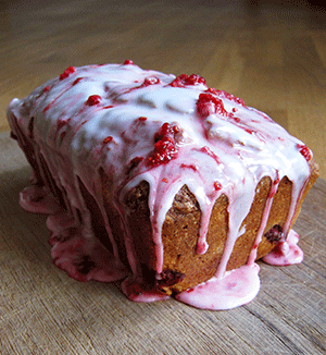 raspberry, lemon and yoghurt cake