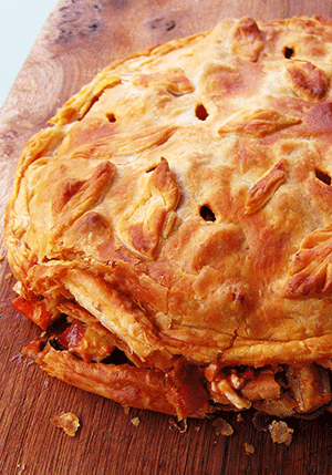 roasted vegetable pithivier