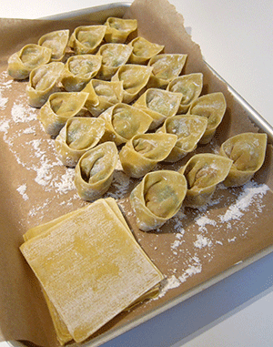 water caltrop wontons