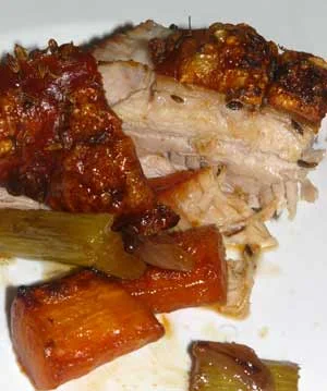 slow-roasted belly pork