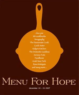 menu for hope 4: prizewinners