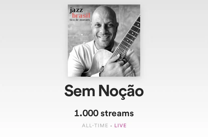 Sem Noção - 1k streams no Spotify. Um diálogo direto entre o artista e os ouvintes.