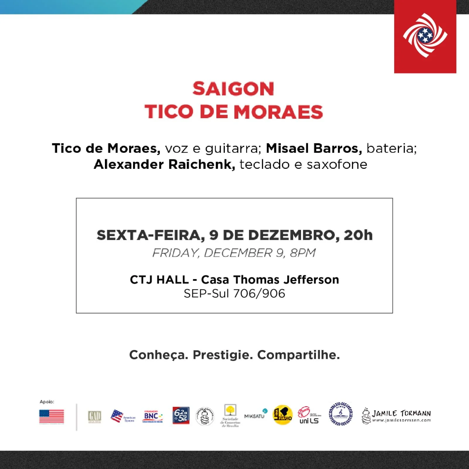 Espetáculo Saigon na Casa Thomas Jefferson