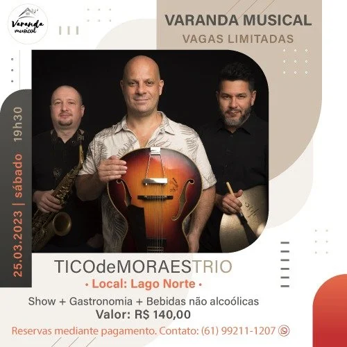 Estamos de volta com a Varanda Musical e é amanhã!