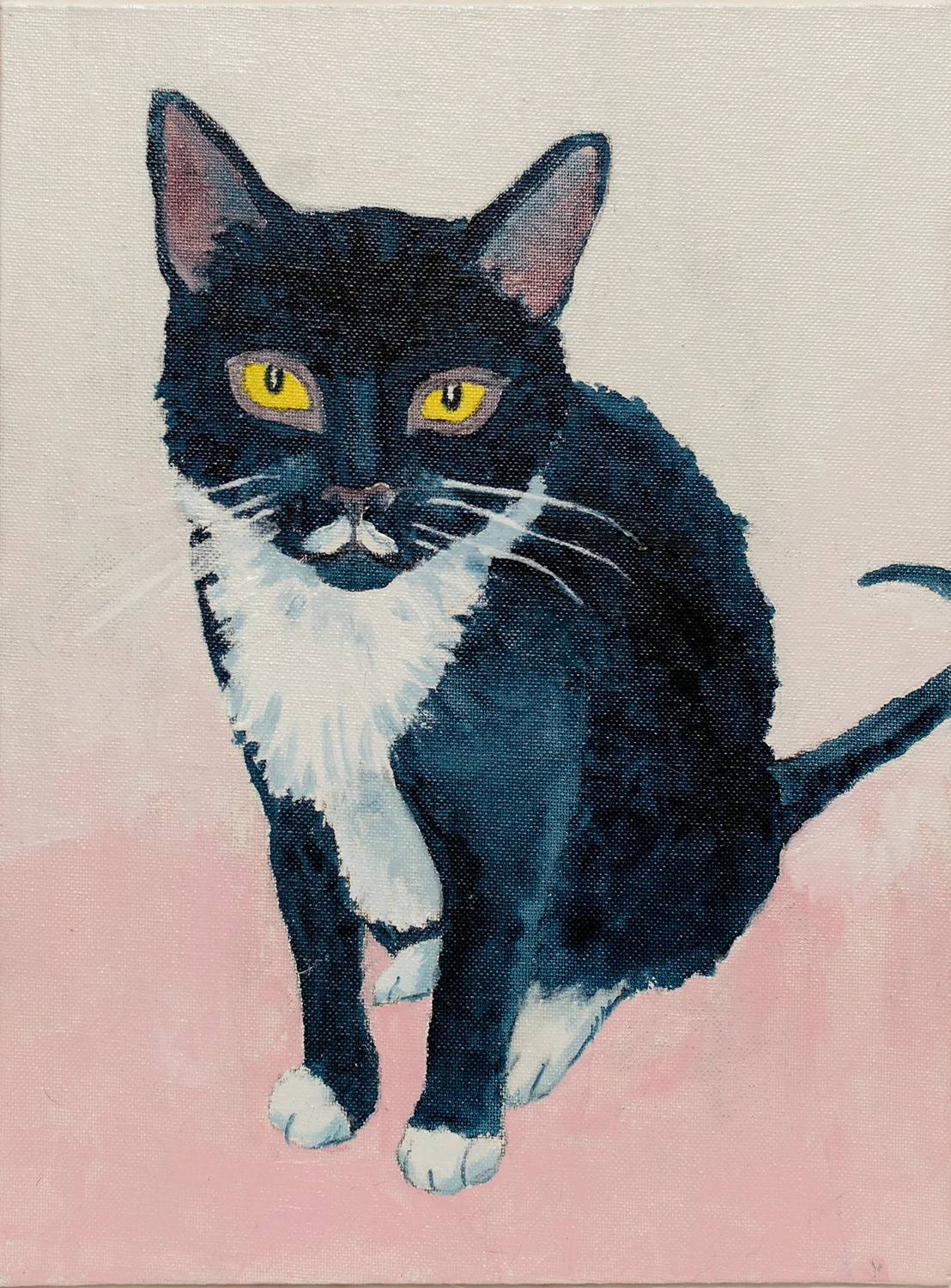  Fuzzy - 9 x 12 Oil on Canvas Board 