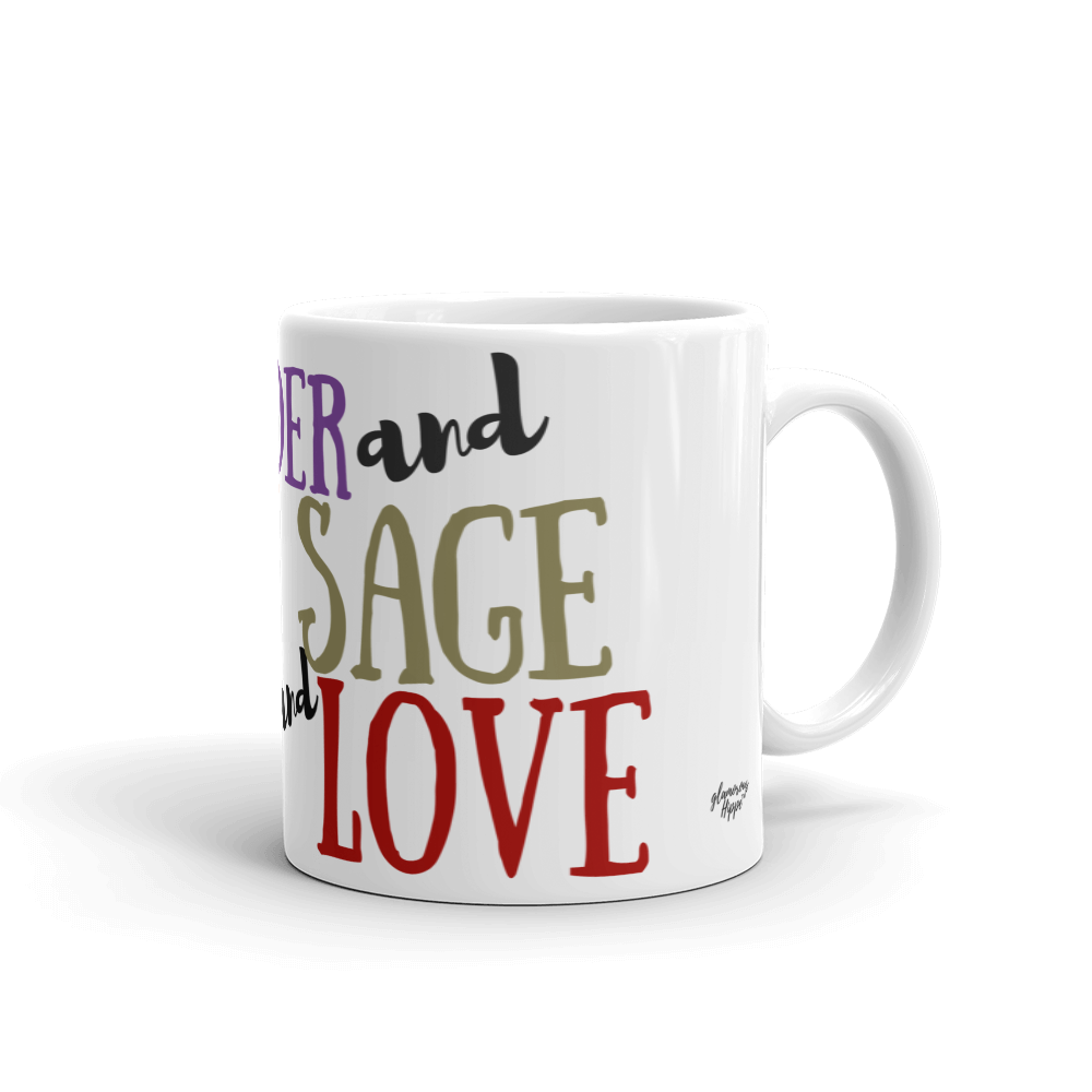 HERBS CERAMIC COFFEE MUG