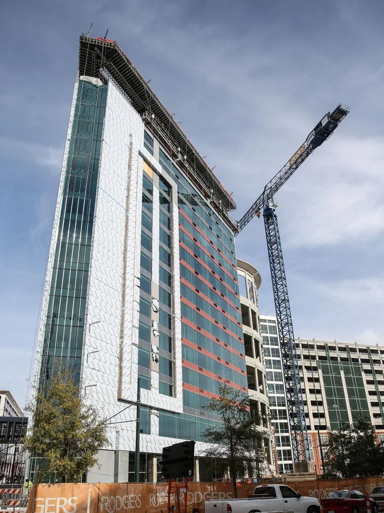 SREE Hotels is building a 195-room SpringHill Suites next to the Center City Green parking deck.