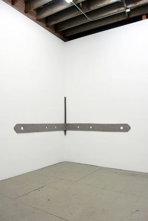   Gray Hinge  , 2012 | Felt and thread | 188 x 188 x 109 cm | New Capital Projects, Chicago  