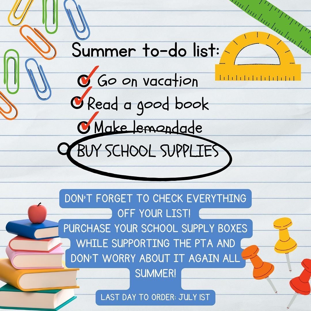📣 Parents! Get your child&rsquo;s school supplies now! Time is running out! ⏰ Order your 📚 1st Day School Supplies kit before July 1st ✏️ Start the weekend knowing you have everything you need for your child to start the school year in just a few c