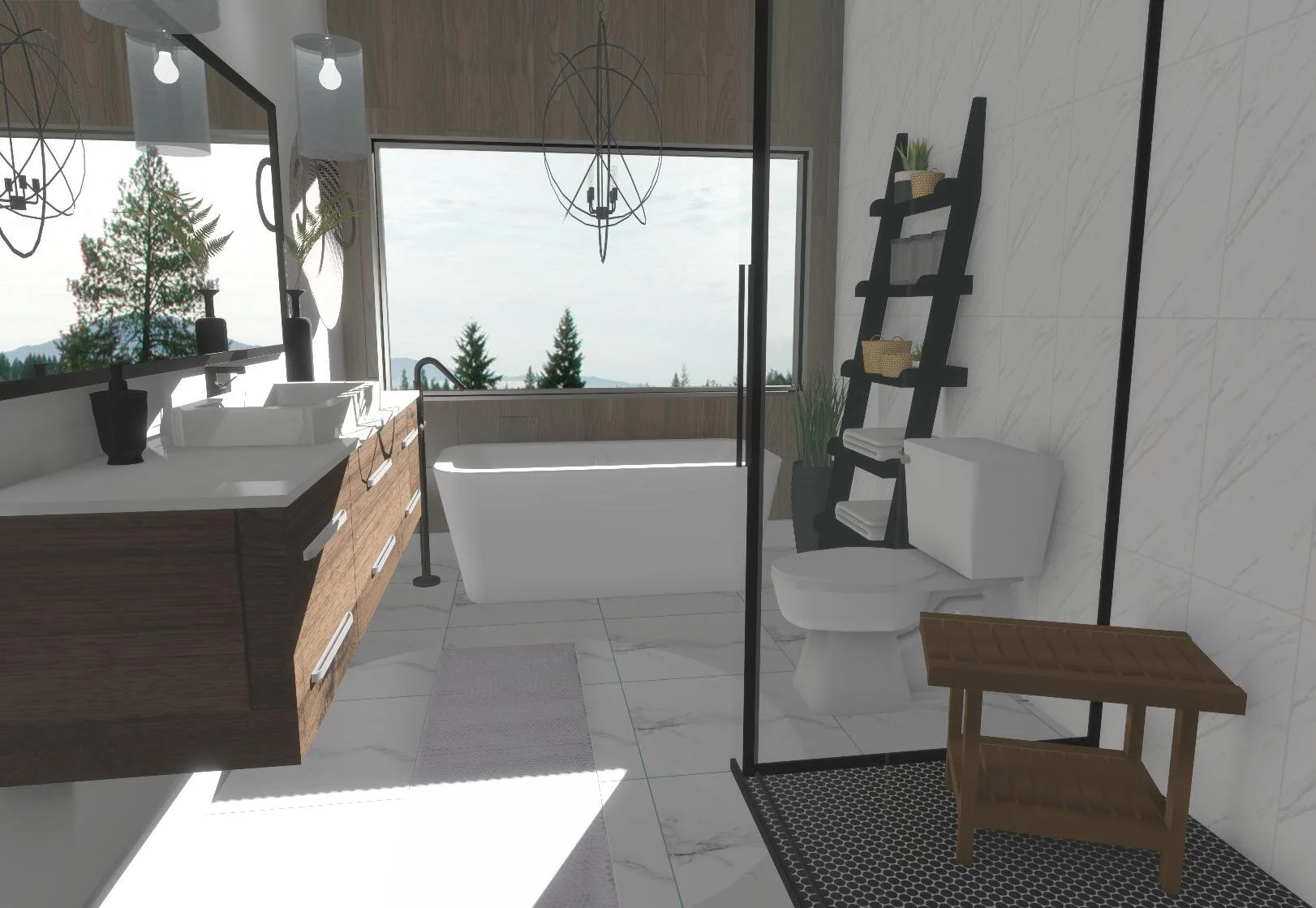 King Bathroom By ALOMA Home Staging & Design