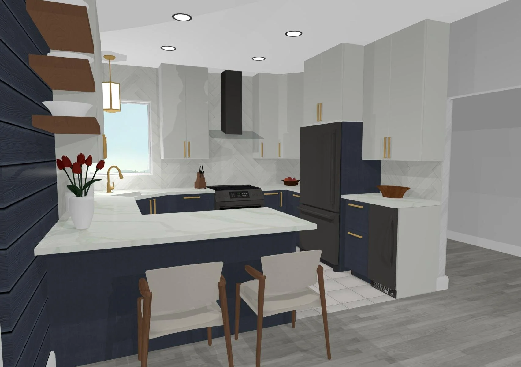 900 West Kitchen By ALOMA Home Staging & Design