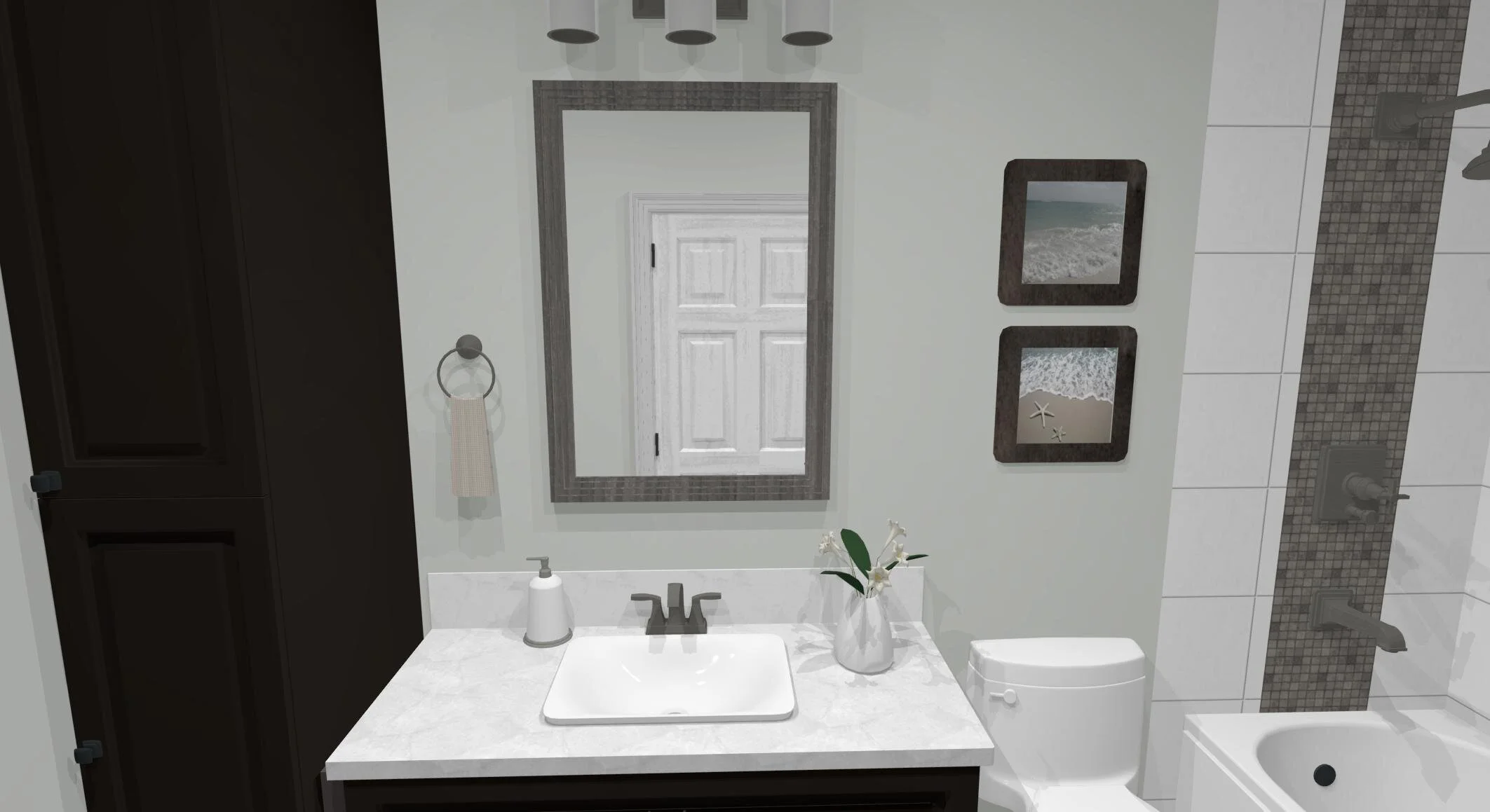 Marcel Main Bath By ALOMA Home Staging & Design