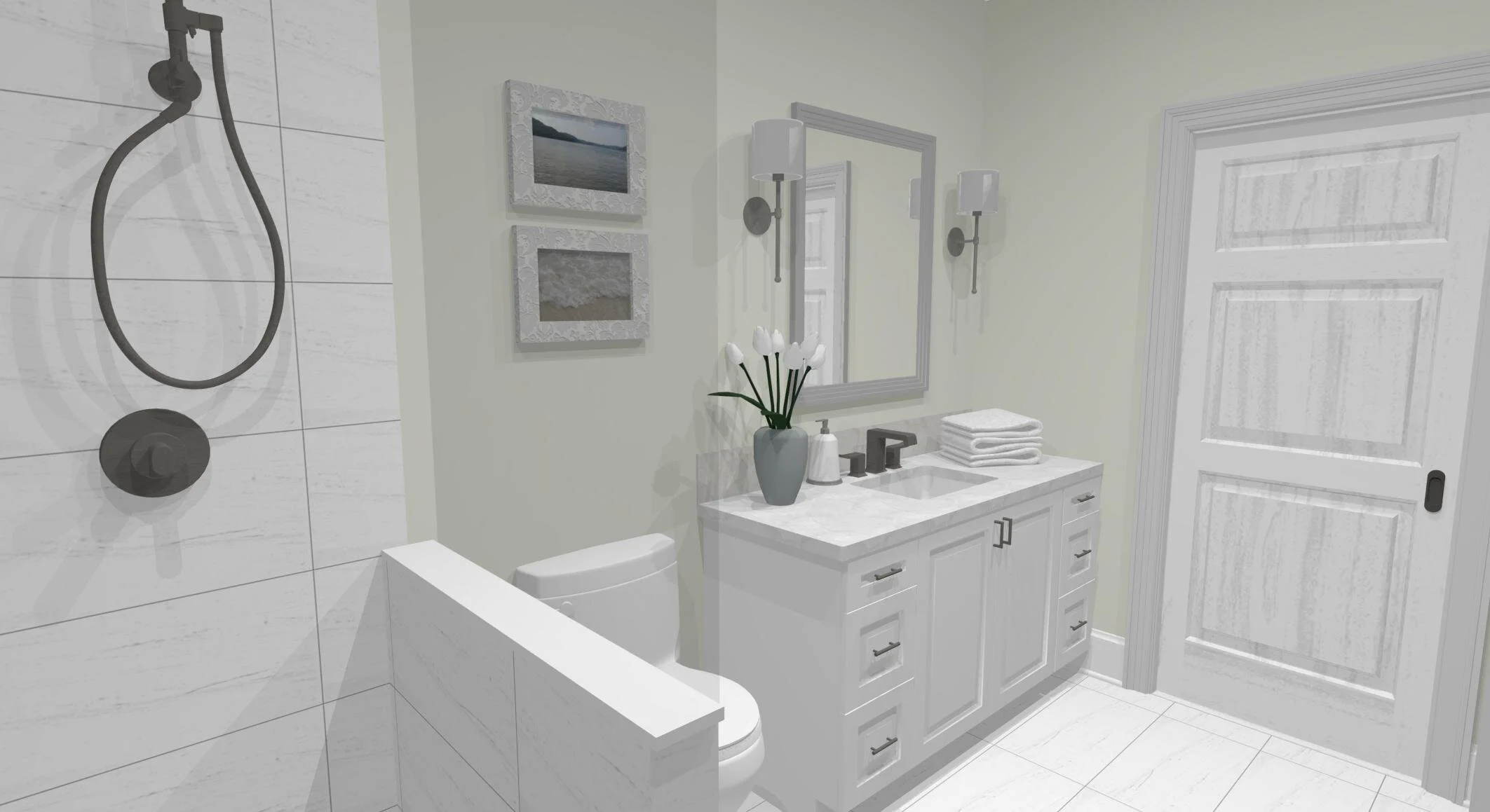 Marcel Ensuite By ALOMA Home Staging & Design