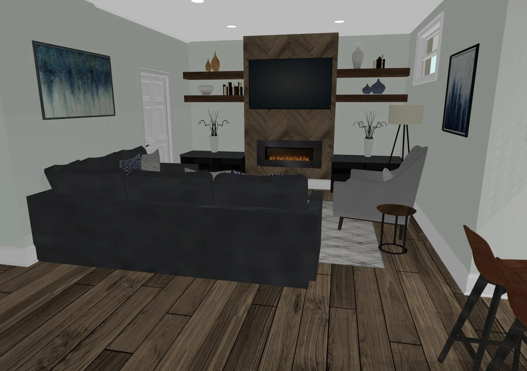 Radisson Basement By ALOMA Home Staging & Design
