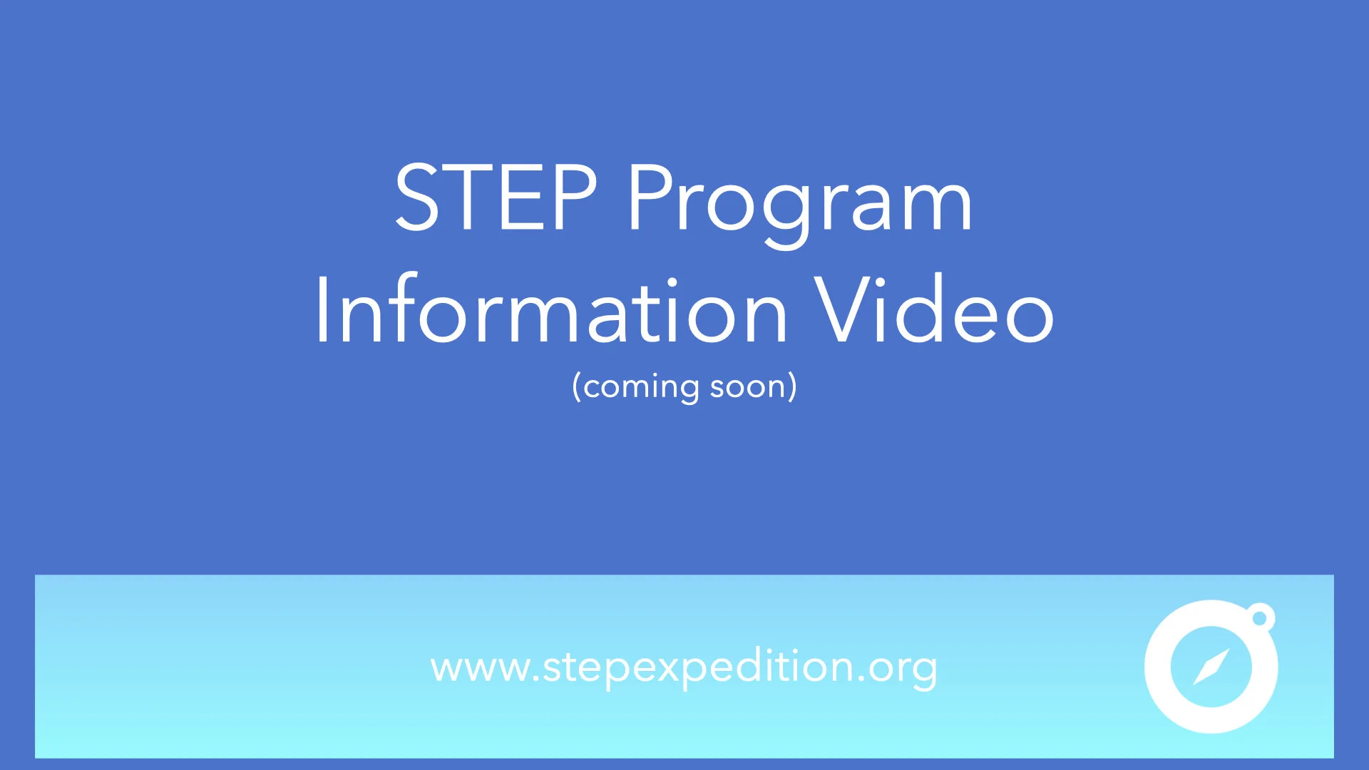 Program Information Video - coming soon