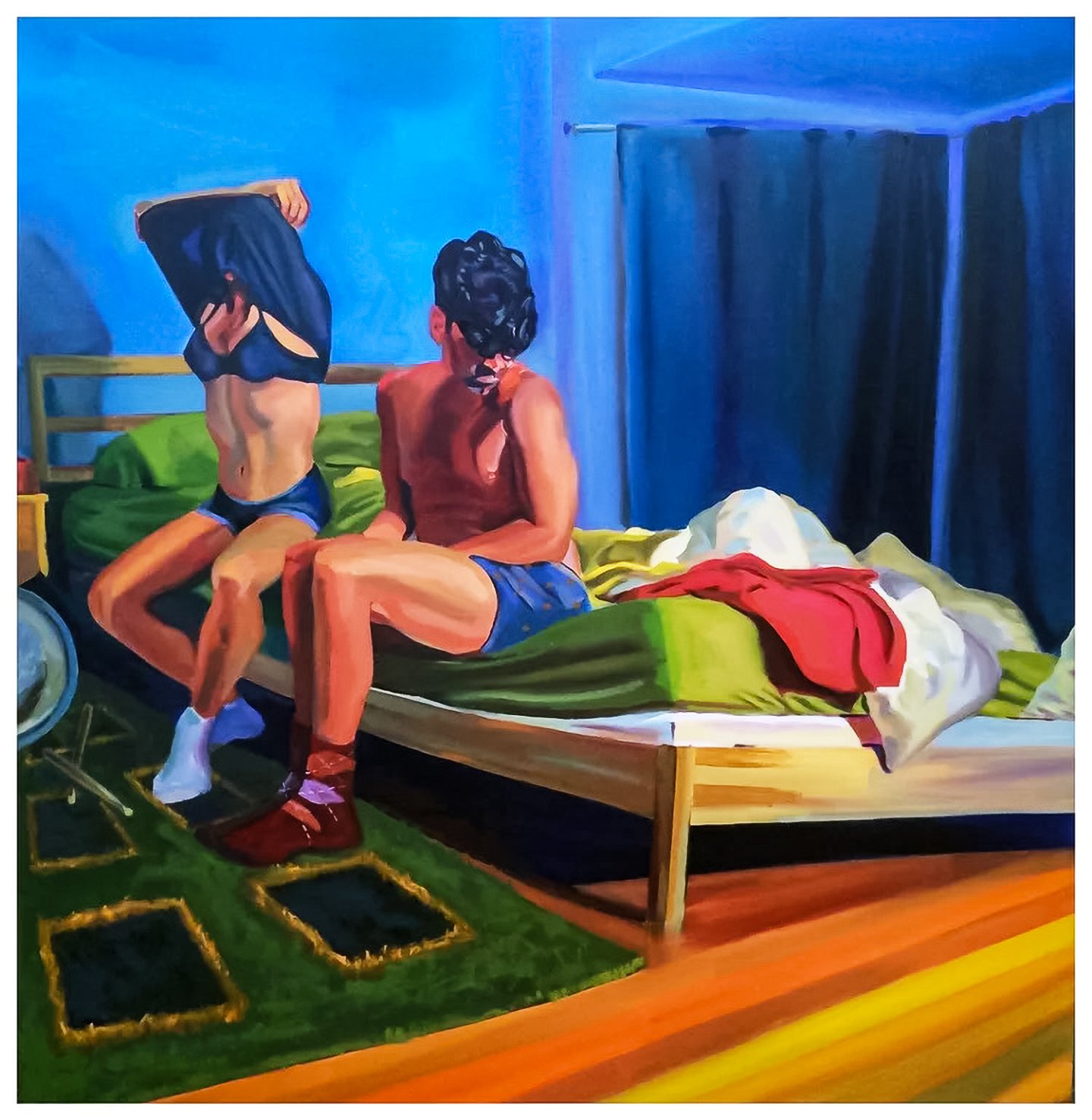 "The Second Time I Lost My Virginity," oil on canvas, 33 x 32, 2013