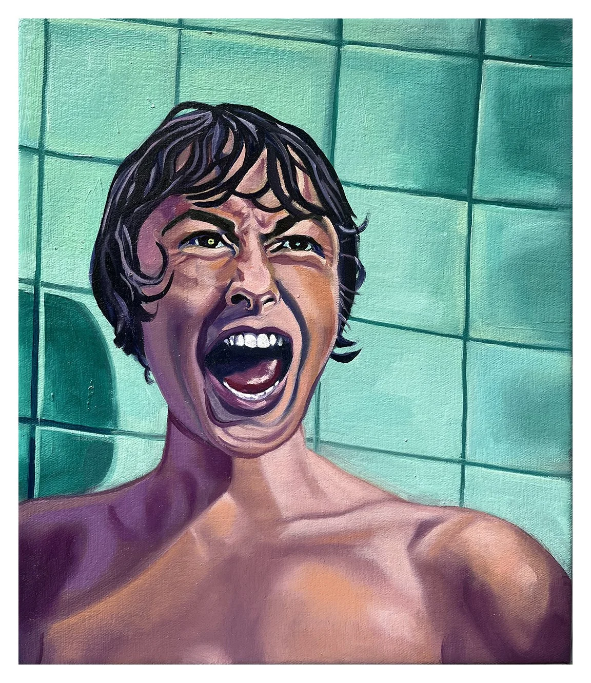 The Scream 1961, oil on canvas, 20 x 16, 2022