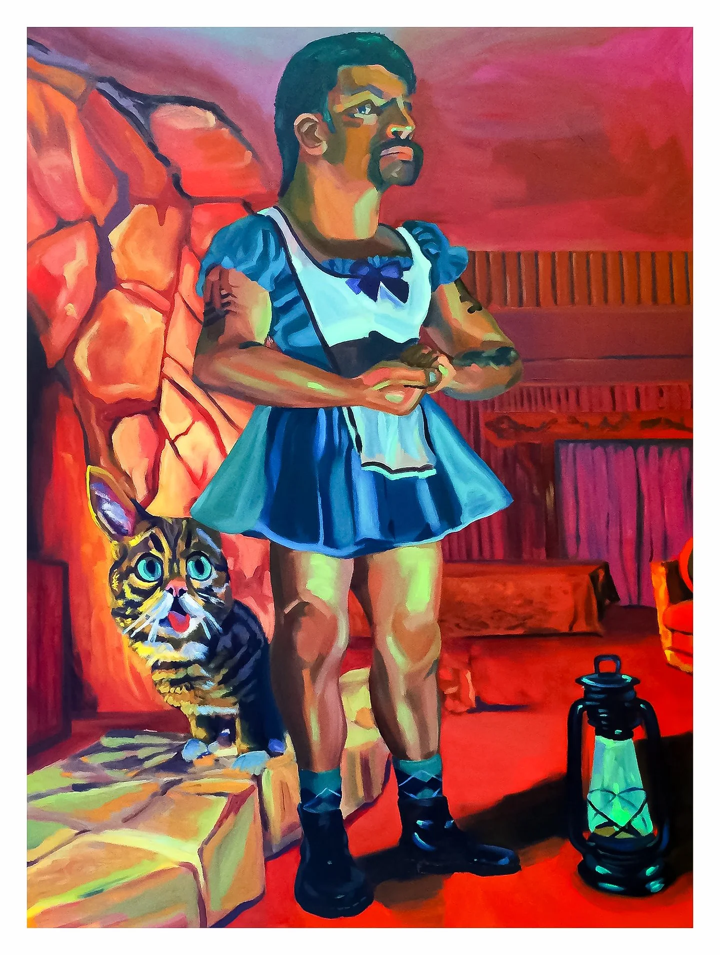 "Phallus In Wonderland," oil on canvas, 36 x 27, 2013
