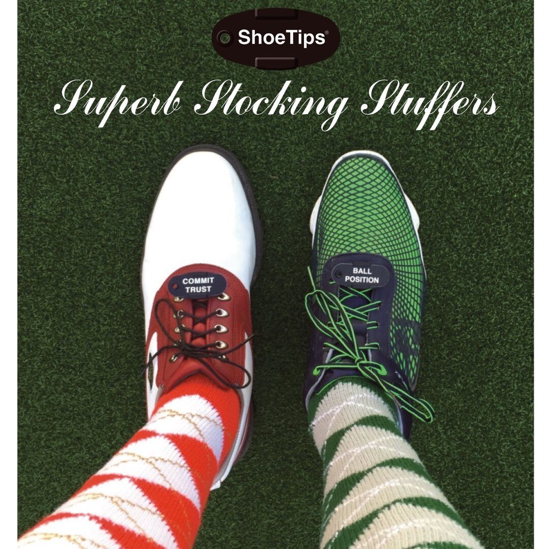 For that special golfer in your life, whether they're dreaming of being on the course or can actually play right now. ShoeTips will help keep their head in the game and enjoy it more.  Save 20%, with code BF-CM, now through Monday. Visit our site!