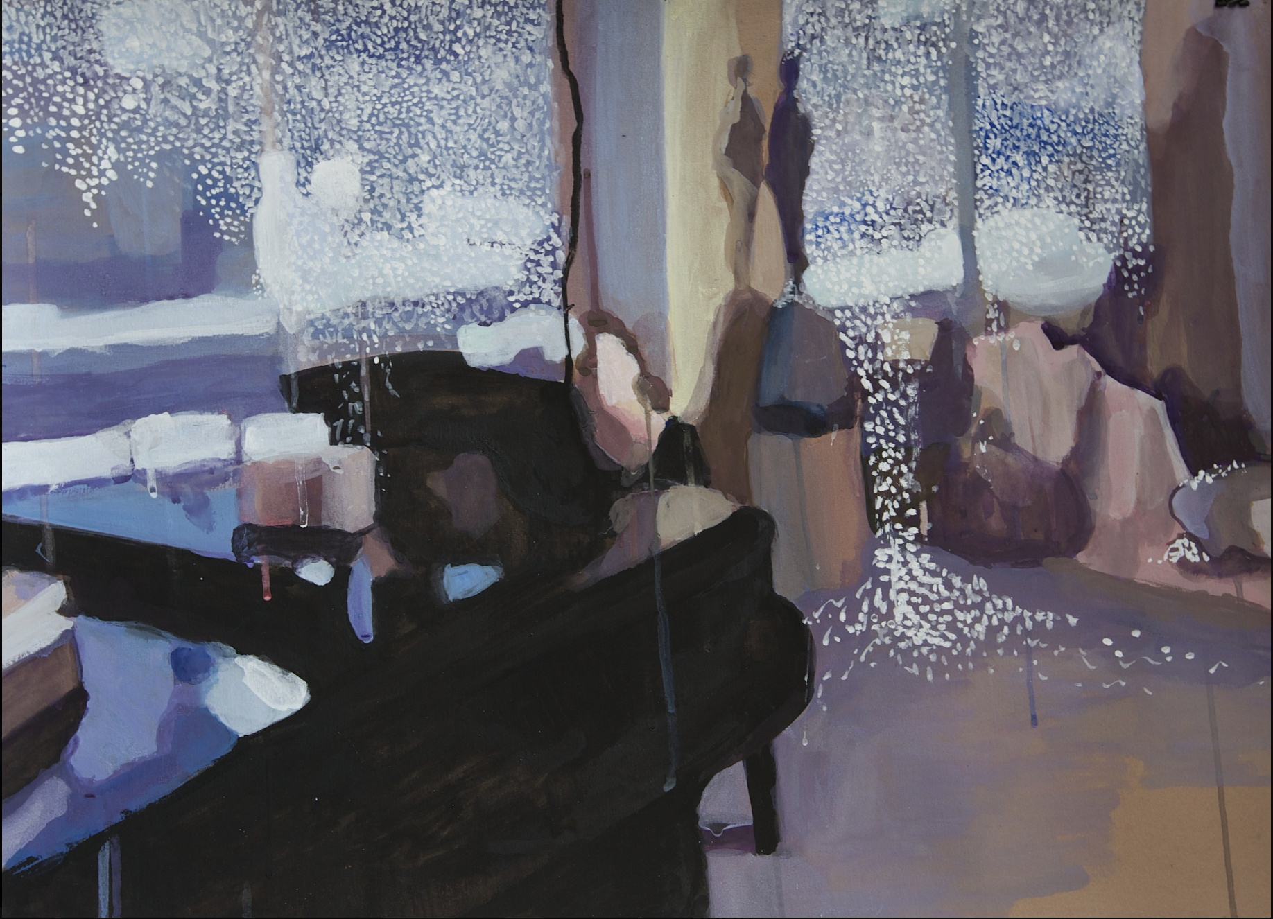 Piano in Snow