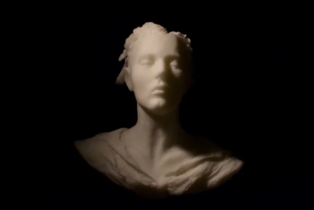 Untitled (bust with cowl neck)