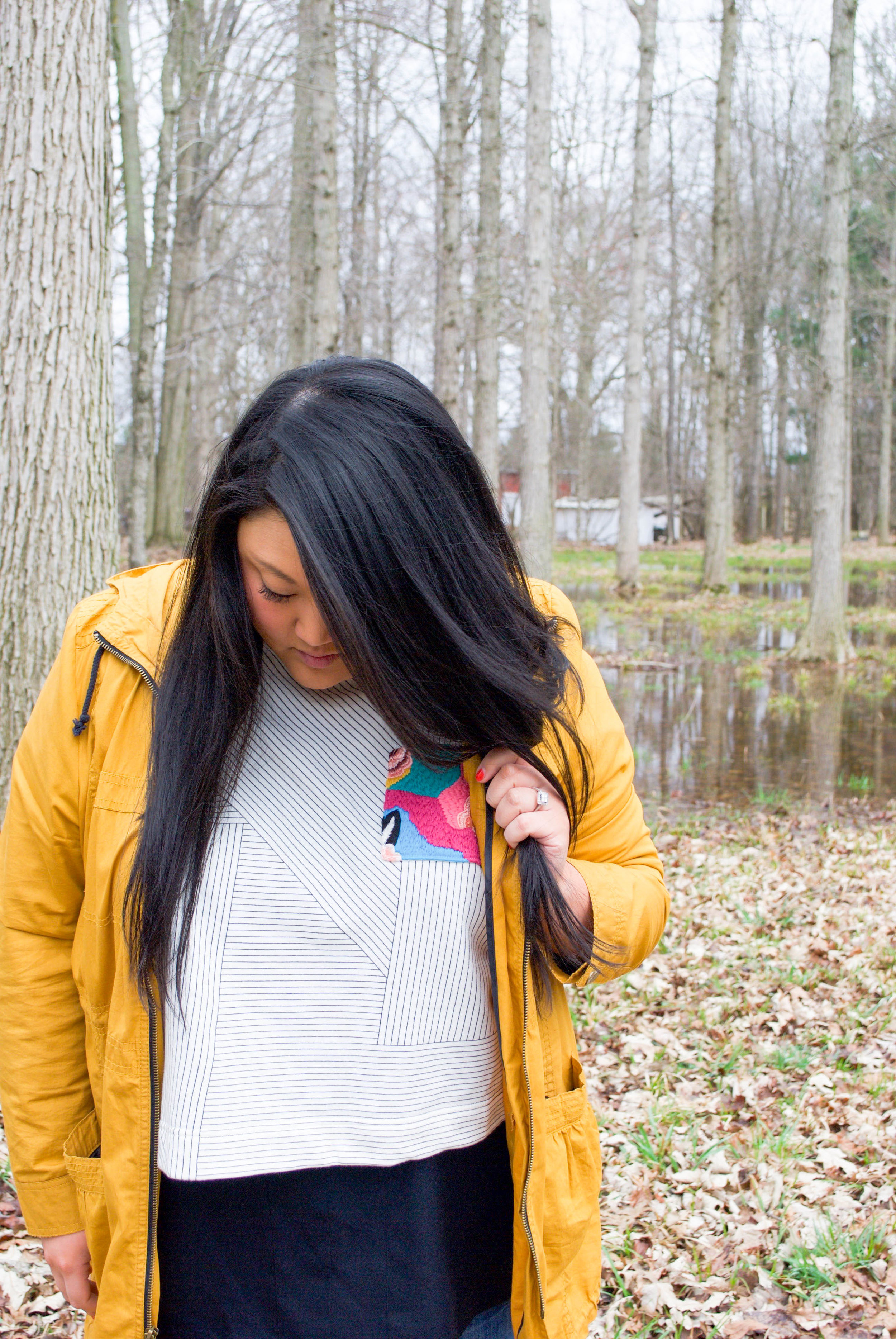 sincerely ashley | yellow raincoat