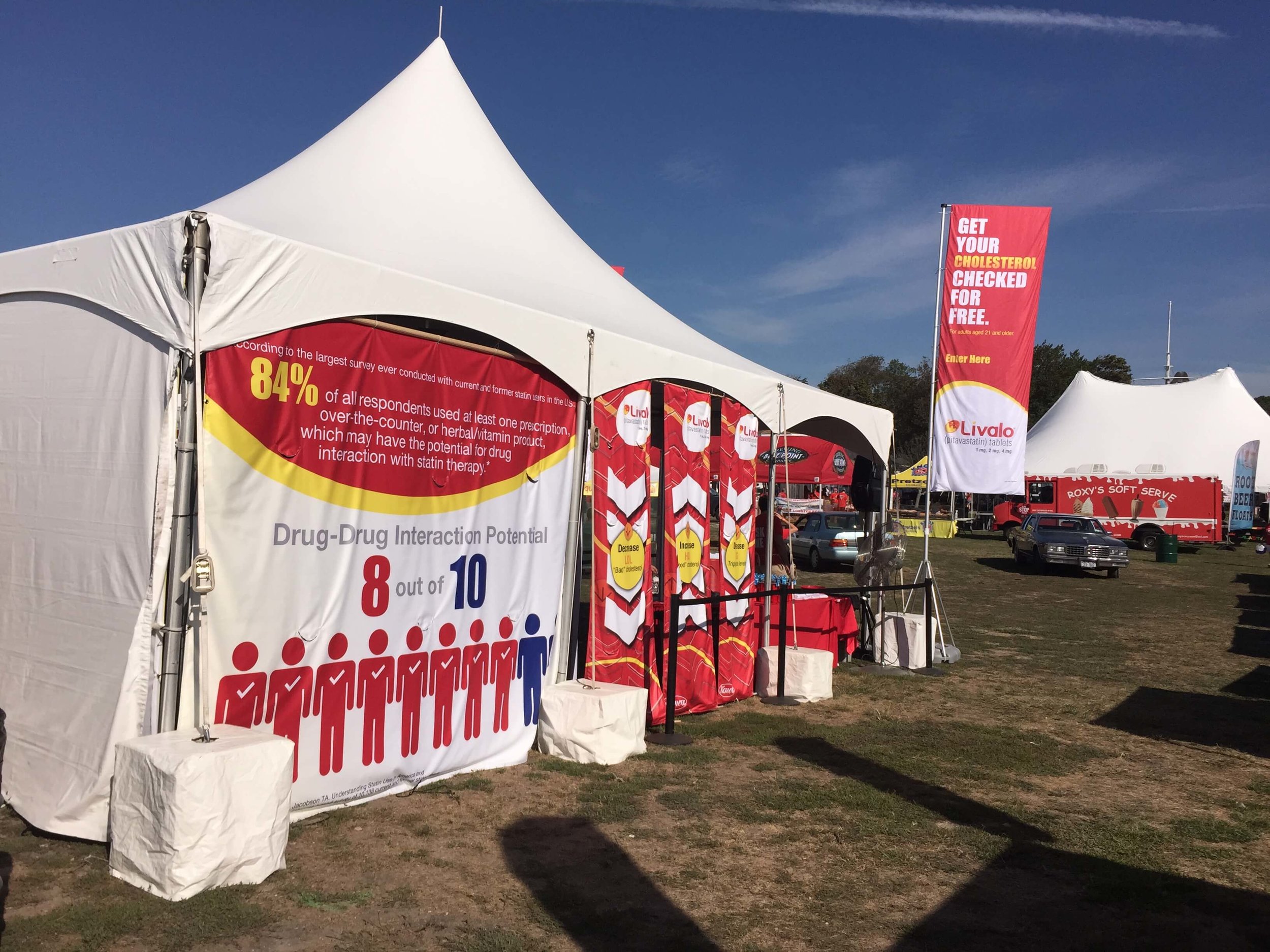 Branded and Informative Big Top