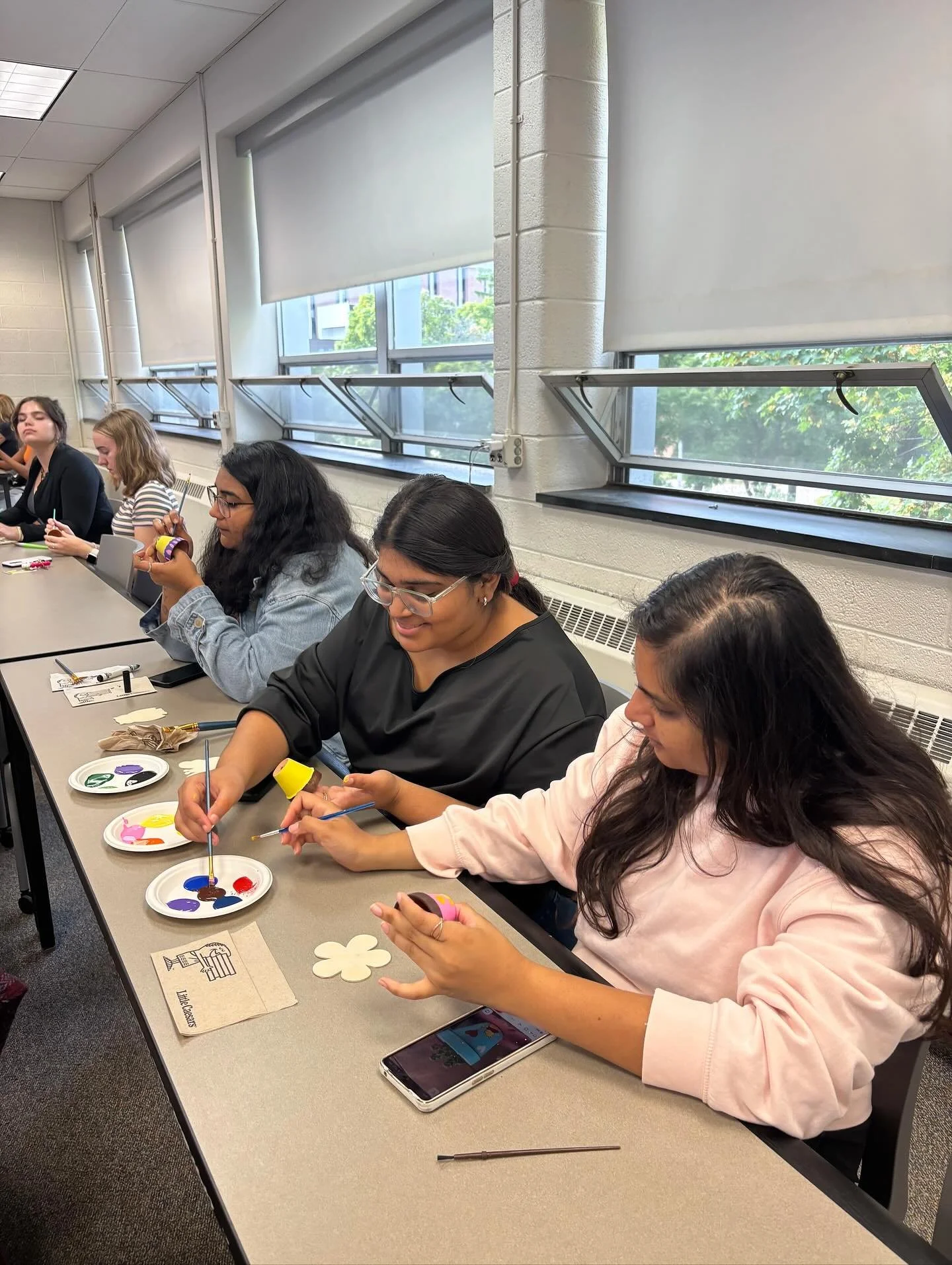 Last Thursday SWE and WIE did pot painting together!! 🎨We had tons of fun! Thank you all for coming!😊