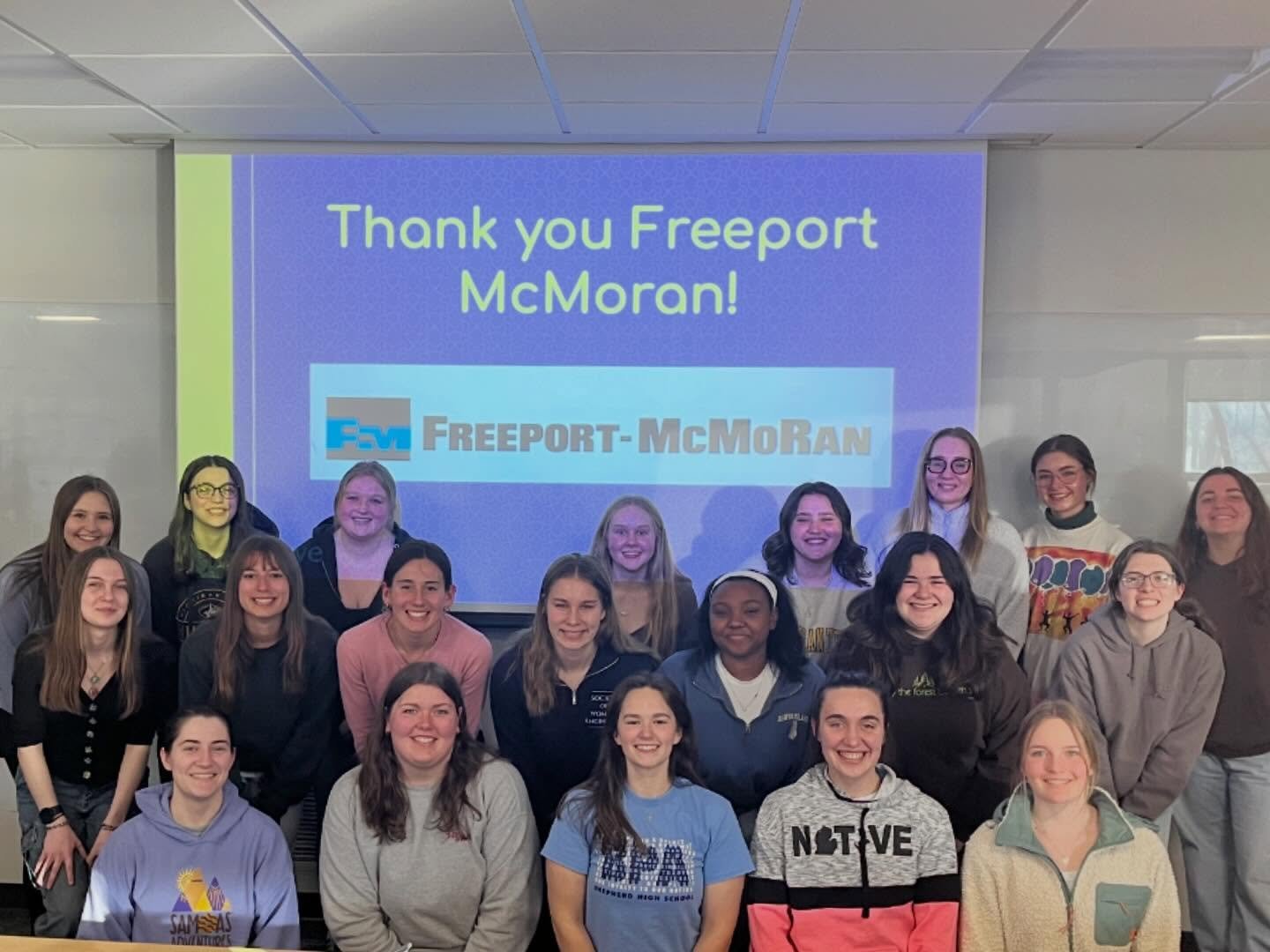 SWE at Michigan Tech would like to thank Freeport McMoRan for its generous gold-tier sponsorship. We greatly appreciate your support of our section!