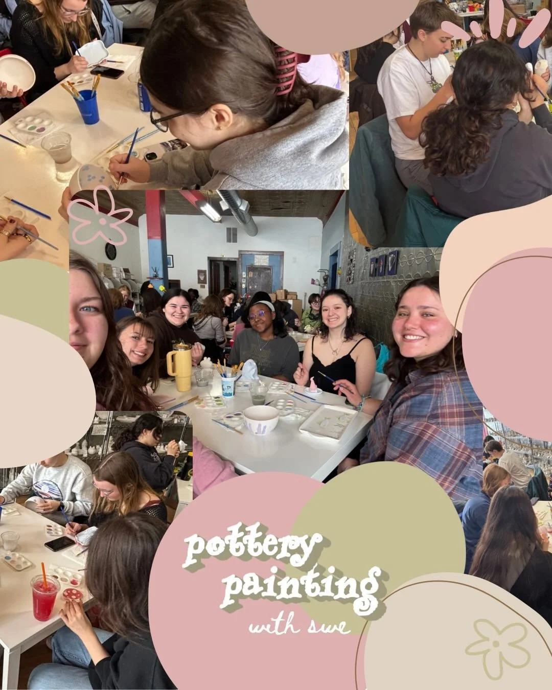 Happy Easter SWEsters! The pottery event at Magic Kiln Studio was incredible yesterday with some lovely painted ceramics being sent to be fired. See you all next Wednesday for the end of the year celebration!