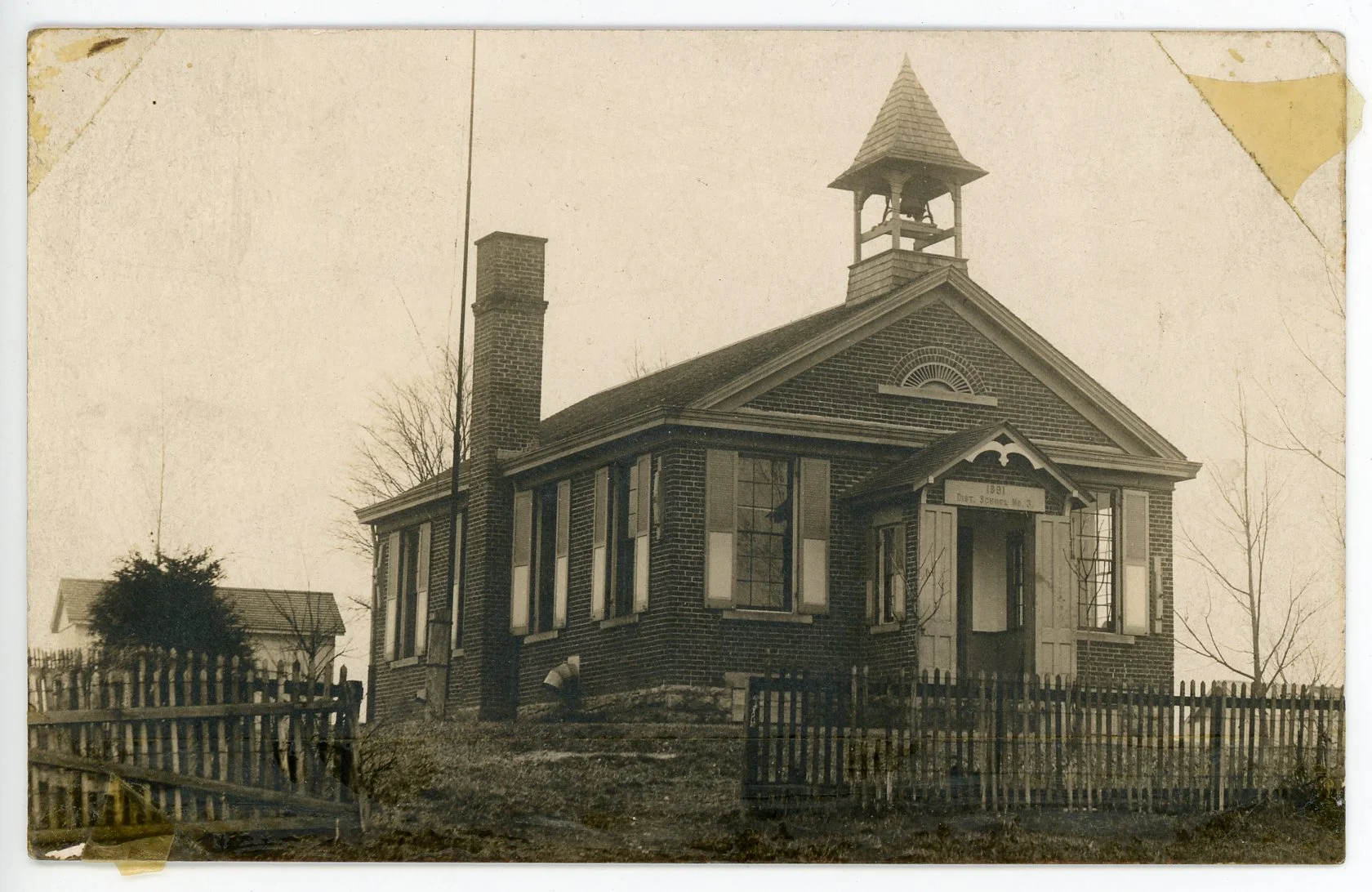 Myers Schoolhouse, constructed in 1891. All rights reserved: Delhi Historical Society