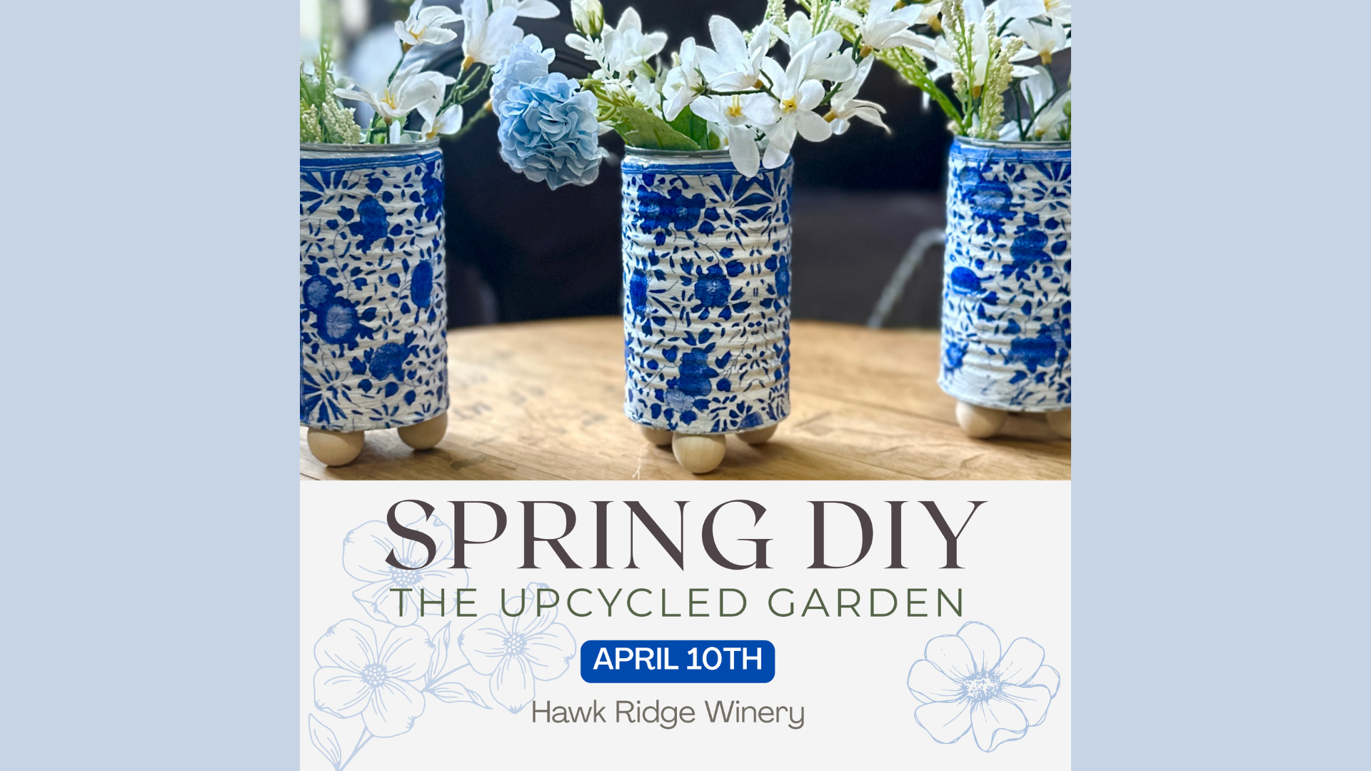 Upcycled Garden Tin Cans