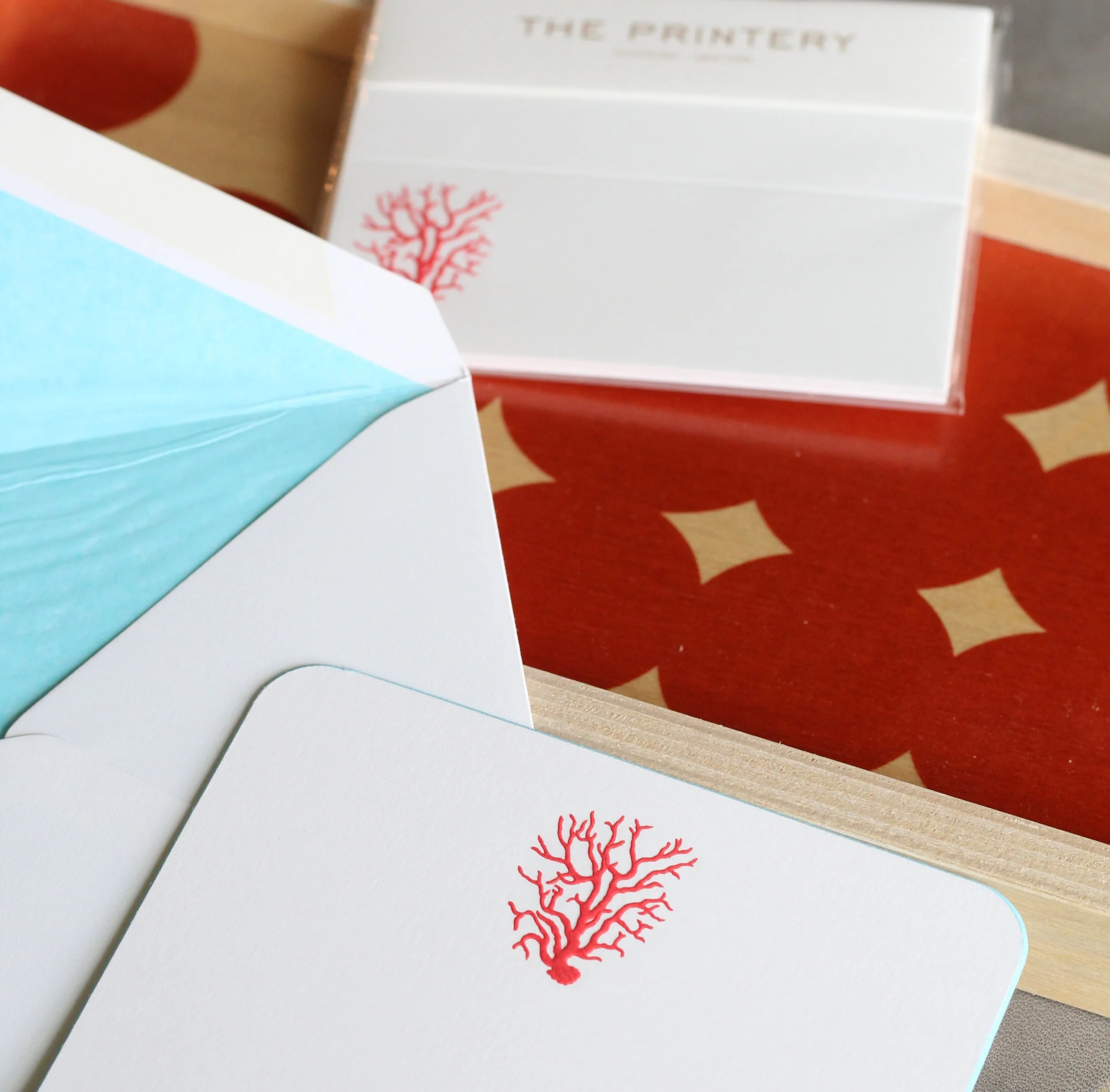 The Printery Celebrated purveyors of fine hand-engraved stationery, The Printery operates out of a landmark 1899 building in Oyster Bay, New York. Their paper goods make perfect hostess or party gifts.