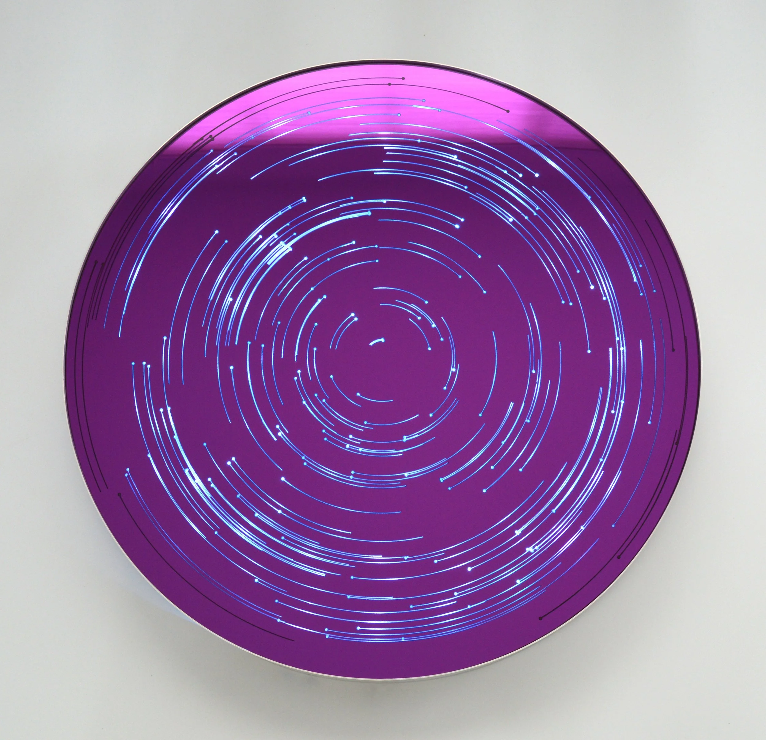  Stars 002 (198 nearest stars in the Southern Hemisphere)   2023 | Acrylic mirror, aluminum, lights | 23x23x3in  [Private Collection]   